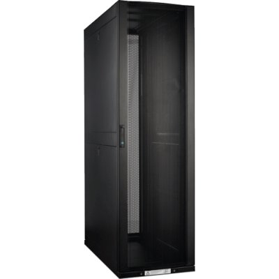 Шкаф коммутационный Lanmaster (LAN-DC-CBP4-42UX6X10) напольный 42U 600x1070мм пер.дв.перфор. задн.дв.перфор. 4 бок.пан. 1500кг черный