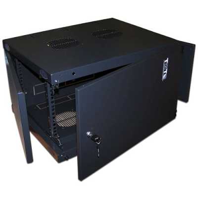 Шкаф коммутационный Lanmaster Next (TWT-CBWNM-15U-6X6-BK) настенный 15U 550x600мм пер.дв.металл 60кг черный IP20