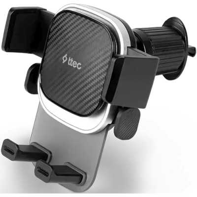 Автомобильный держатель для телефона TTEC FlexGrip Click In-Car Phone Holder. Цвет: черный