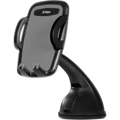 Автомобильный держатель для телефона TTEC FlexGrip Compact In-Car Phone Holder. Цвет: черный