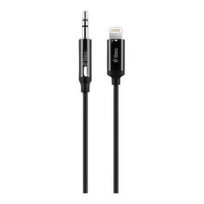 Кабель TTEC 3.5mm Aux - Lightning Sterio Premium Aux Cable. Длина: 1м. Цвет: черный