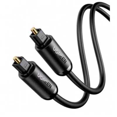 Аудиокабель UGREEN AV122 (70892) Toslink Optical Male To Male Audio Cable. Длина: 2 м. Цвет: черный