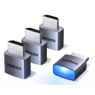 Адаптер UGREEN CM775 (95994) USB-A To HDMI 4K@60Hz With LED Light Adapter 4шт. Цвет: серый космос