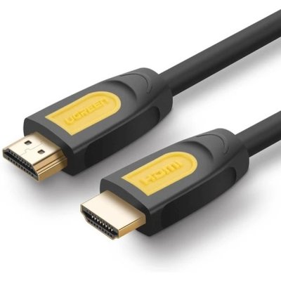 Кабель UGREEN HD101 (10167) HDMI Male To Male Round Cable. Длина: 5м. Цвет: черно-желтый