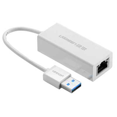 Адаптер UGREEN CR111 (20255) USB 3.0 Gigabit Ethernet Adapter. Цвет: белый