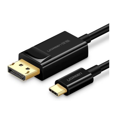 Кабель UGREEN MM139 (50994) USB Type C to DP Cable. Длина 1,5 м. Цвет: черный