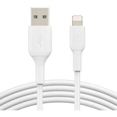 Кабель Belkin BoostCharge USB-A to Lightning Cable. Длина: 3м. Цвет: белый