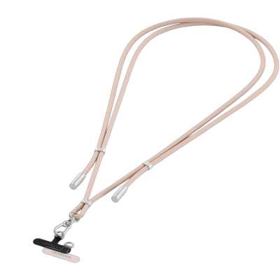 Зарядный кабель - ремень через плечо Satechi OntheGo Crossbody Lanyard Cable 60W. Длина: 1.5м. Цвет: пыльно-розовый