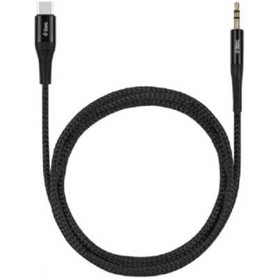 Кабель TTEC Aux - USB-C Cable. Длина: 100 см. Цвет: черный