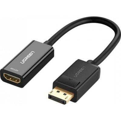 Конвертер UGREEN MM137 (40362) DP to HDMI Female Converter 1080P@60Hz. Цвет: черный