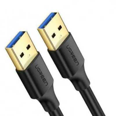 Кабель UGREEN US128 (90576) USB-A 3.0 Male to Male Cable. Длина: 3м. Цвет: черный