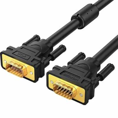Кабель UGREEN VG101 (11631) VGA Male to Male Cable. Длина: 3м. Цвет: черный