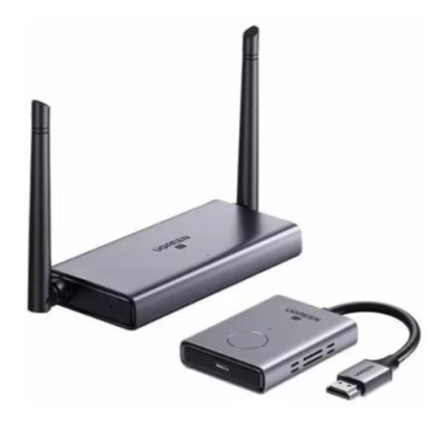 Беспроводной удлинитель HDMI сигнала UGREEN CM506 (50633A) Wireless HDMI Extender (Transmitter + Receiver) 50м. Цвет: серый космос
