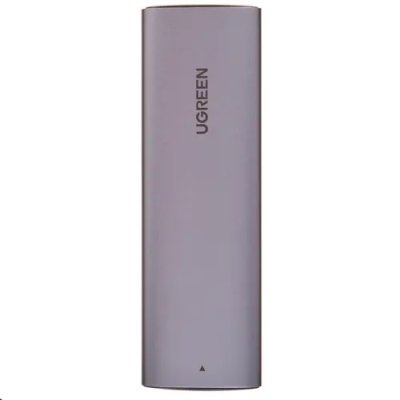 Бокс внешний для жесткого диска UGREEN CM400 (10902) USB-C Female to M.2 M-Key 10G Enclosure с кабелем USB C3.1 GEN2 to USB C 3.1 GEN2. Длина кабеля: 50 см. Цвет: серый