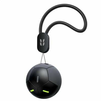 Трекер для поиска вещей UGREEN FT309 (95020) FineTrack For iOS Finder в виде футбольного мяча 1шт. Цвет: черный