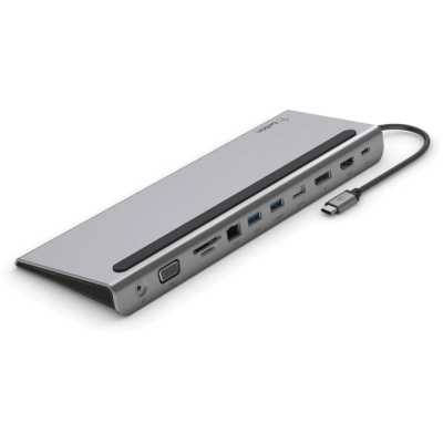 Док-станция Belkin Connect USB-C 11-in-1 Multiport Dock. Цвет: серый
