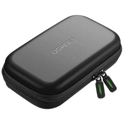 Органайзер UGREEN LP128 (40707) Hard Disk & Accessory Multi-functional Storage Bag для кабелей, наушников и жестких дисков. Размер: маленький. Цвет: черный