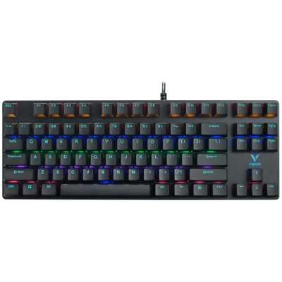 RAPOO Игровая механическая клавиатура проводная V500PRO-87, цвет - черный (12857)