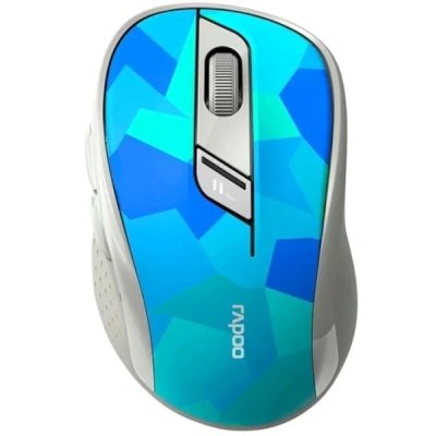 RAPOO Мышь беспроводная M500 Silent, цвет - синий (18108)