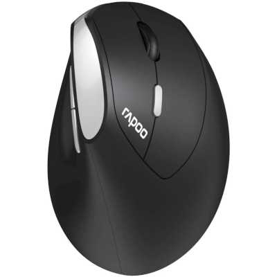 RAPOO Мышь вертикальная беспроводная EV250, цвет - черный (13531)