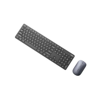 Комплект беспроводная клавиатура и беспроводная мышка UGREEN MK004 (35744) 2.4 GHz Wireless Keyboard 15219 and Wireless Mouse 90372 Set. Цвет: черный