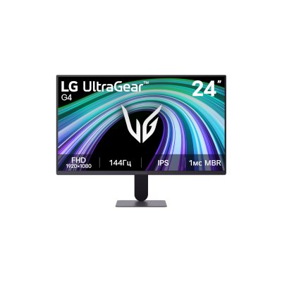 Монитор 23.8" LG 24G411B-B Black (IPS, 1920x1080, 144Hz, 1 ms, 178°/178°, 250 cd/m, 1500:1, +HDMI 2.0, +DisplayPort 1.4, AC ext)