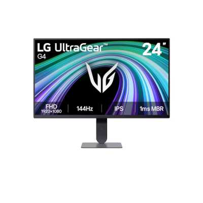 Монитор 23.8" LG 24G414B-B Black (IPS, 1920x1080, 144Hz, 1 ms, 178°/178°, 250 cd/m, 1500:1, +HDMI 2.0, +DisplayPort 1.4, +MM, регулировка по высоте, AC ext)