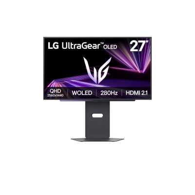 Монитор LG 26,5" 27GX700A-B, 16:9, OLED, QHD, 0,3ms, 335cd, 280Hz, HDMI, DP, USB, HAS