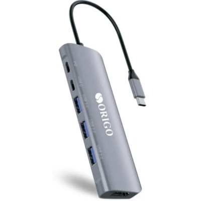 Док-станция ORIGO OU3360PD/A1A USB-C, 3xUSB 3.0, 1xUSB-C/PD 3.0, 1xUSB-C, 1xHDMI