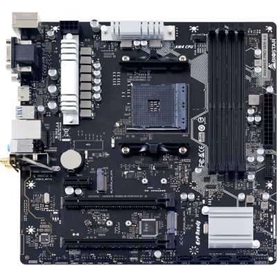 Материнская плата Biostar B550MX/E PRO, AM4, AMD B550, 4xDDR4, 4xSATA, 2xM.2, 1xPCIe 4.0 x16, DVI-D, HDMI, D-Sub, 1x1Gb LAN, 3x3.5 мм, 7.1, microATX