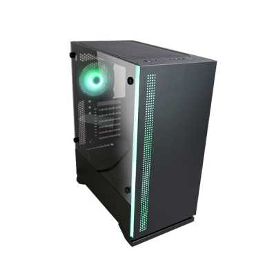 Компьютерный корпус ZALMAN S5, ATX, BLACK, WINDOW, 2xCOMBO (3.5" or 2.5"), 4x2.5", 2xUSB 2.0, 1xUSB 3.0, FRONT 1x120мм, REAR 1x120мм RGb