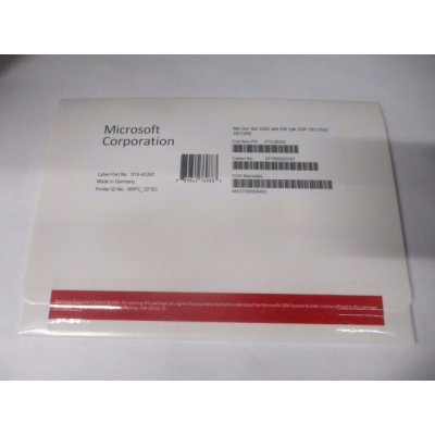 Операционная система Windows Svr Std 2022 64Bit English 1pk DSP OEI DVD 16 Core
