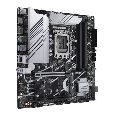 Материнская плата ASUS PRIME Z790M-PLUS, LGA 1700, Intel Z790, 4xDDR5, 4xSATA, 3xM.2, 1xPCIe 4.0 x4, 1xPCIe 5.0 x16, 2xPCIe x1, 1xDP, 1xHDMI, 1x 1Gb LAN, 1xUSB-C 3.2 Gen 2x2, 1xUSB 3.2 Gen 2, 4xUSB 3.2 Gen 1, 2xUSB 2.0, 3x3.5 мм, 7.1, mATX