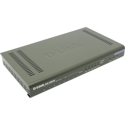 Интернет-телефония D-Link DVG-5008SG/A1A Голосовой шлюз с 8 FXS-портами, 1 WAN-портом 10/100/1000Base-T и 4 LAN-портами 10/1000Base-T