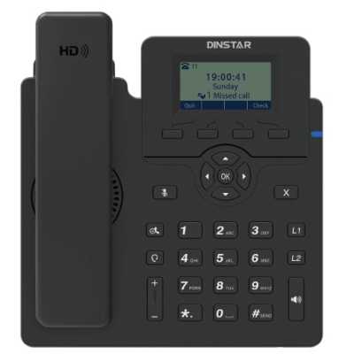 Телефон IP Dinstar C60SP черный