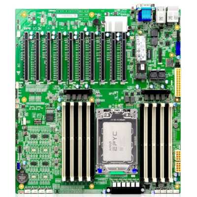 Материнская плата серверная Gooxi G2SERO-B-PK2, SP3, AMD EPYC, 16xDDR4, 2xMiniSAS HD, 1xM.2, 4xPCIe 3.0 x16, 6xPCIe 3.0 x8, 1xVGA, 2x1Gb LAN, 2xUSB-A 5Gbps, 1x3.5 мм, 7.1, E-ATX