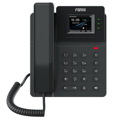 SIP телефон Fanvil V60G(Замена X303G), 4 SIP-акк., 2,4", 320x240 Цвет. Экран, POE, БП в комп., 2x1 Gbps