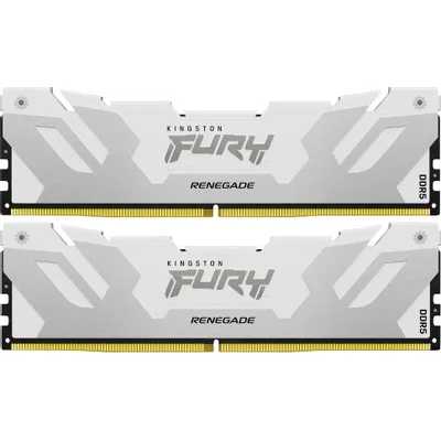 Оперативная память Kingston Fury Renegade, DDR5, 64Gb (2x32Gb), 6400MHz, CL32, радиатор, белый