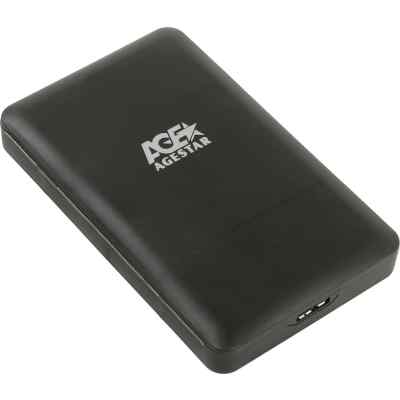 Внешний корпус для HDD/SSD AgeStar 3UBCP3 SATA USB3.0 пластик черный 2.5"
