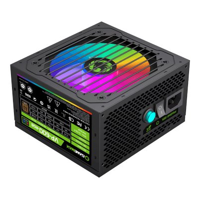 Блок питания ATX GAMEMAX VP-600-RGB 600W, APFC, 80+, 120mm fan, Ultra quiet