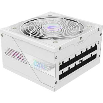 Блок питания ATX GIGABYTE GP-AE1000PM PG5 ICE 1000W, 80 Plus Platinum, 12VHPWR, Full Modular
