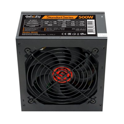 Блок питания ATX GINZZU SB500 500W