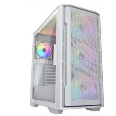 Корпус COUGAR CGR-5C78W-X-RGB-V2 Uniface X RGB V2 White, 4x140mm ARGB PWM Fan, ARGB PWM Fan Hub, без БП, E-ATX
