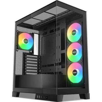 Корпус SAMA V50 черный без БП 2*USB 3.0 USB 3.1 Type-C V50-BKADA4X1-GL