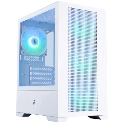 Корпус 1STPLAYER Go2 ARGB White Go2-WH-4F7-W без БП USB 3.0 USB 2.0