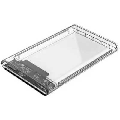 Внешний корпус NETAC WH11 NT07WH11-30B0 для HDD/SSD 2.5" SATA -> USB 3.0 прозрачный, A to B cable