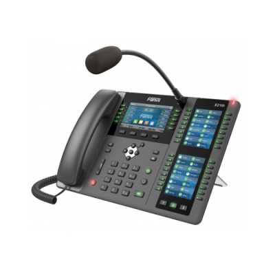Телефон IP Fanvil X210i IP телефон 20 линий, внешний микрофон, цветной экран 4.3"; + два доп. цветных экрана 3.5";, HD, Opus, 10/100/1000 Мбит/с, USB, Bluetooth, PoE