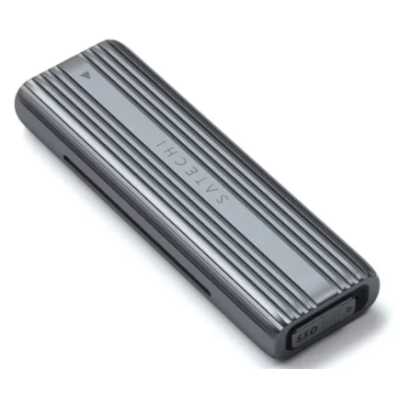 Накопитель Satechi ST-UCNSEM — Внешний бокс USB-C NVMe and SATA SSD Enclosure, M.2 2242/2260/2280, Серый