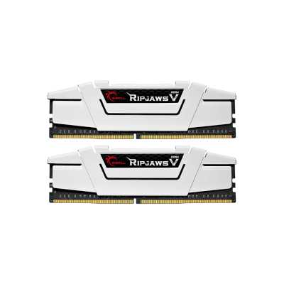 Модуль памяти G.SKILL RIPJAWS V 32GB 3600МГц DDR4 CL18 DIMM (Kit of 2x16GB) 1.35V White F4-3600C18D-32GVW