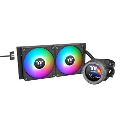 Система водяного охлаждения Thermaltake TH240 V2 Ultra EX ARGB Soc-AM5/AM4/1200/1700/1851 черный 4-p